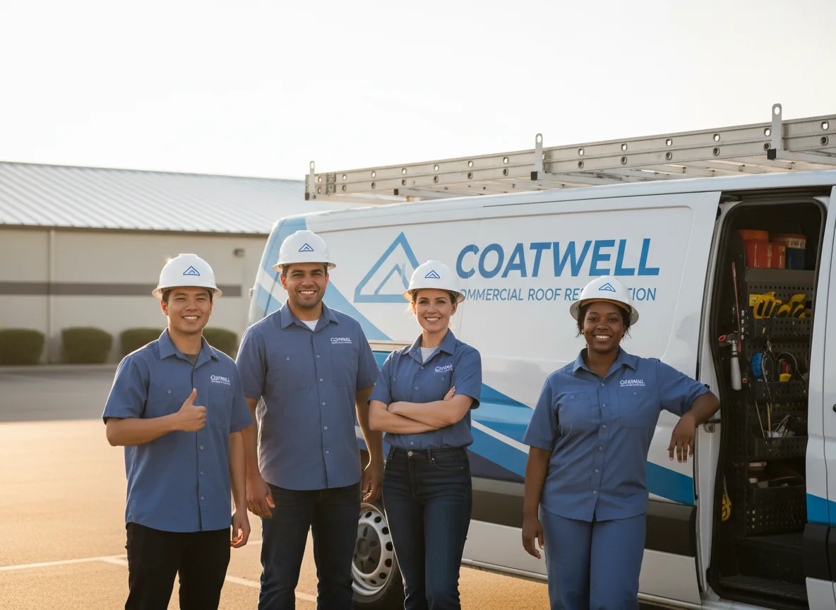 Commercial roof coating company in Rossville, IL